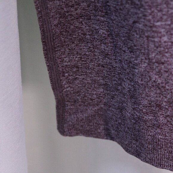 Under Armour Heathered Purple Long Sleeve Top - Picture 13 of 13